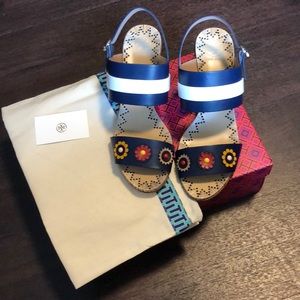 NWT Tory Burch Marquette two band heel sandal, 8